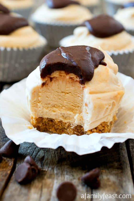 Chocolate Peanut Butter Cheesecake Bites - THIS is the dessert that everyone will keep talking about! So incredibly good!