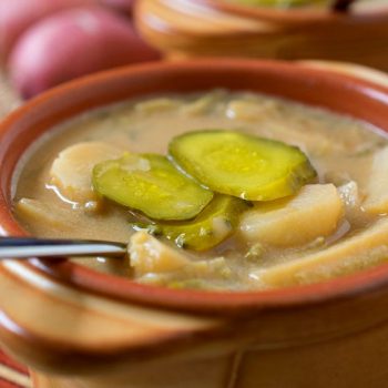 Polish Dill Pickle Soup - A Family Feast