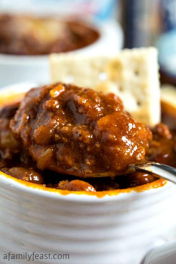 Glenn’s Sweet & Spicy Slow Cooker Chili