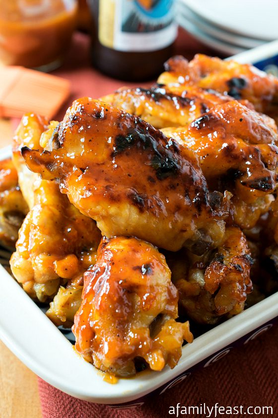 This classic and delicious Barbecue Chicken Wings recipe can be made in the oven or outside on the grill. Guaranteed to become your go-to recipe!