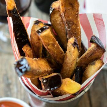 Eggplant Fries with Marinara Sauce - A Family Feast