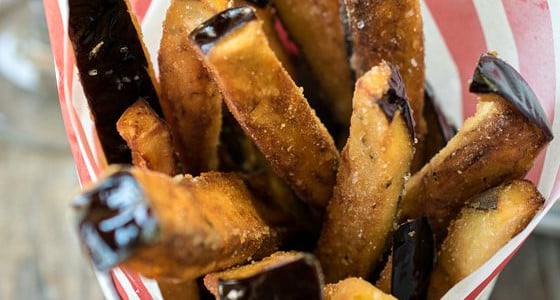 Eggplant Fries with Marinara Sauce - A Family Feast