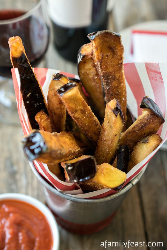 Eggplant Fries with Marinara Sauce - A delicious twist on a classic recipe.