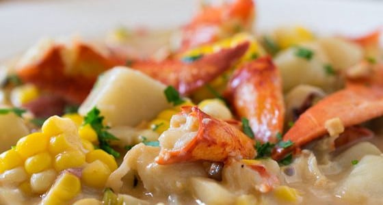Lobster Corn Chowder - A Family Feast