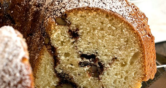 Sour Cream Streusel Coffeecake - A Family Feast