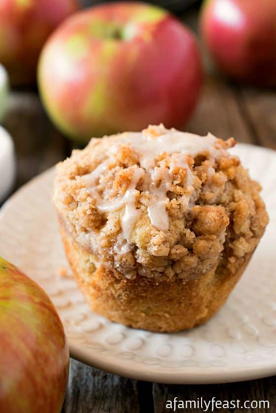 Spiced Apple Coconut Muffins - A Family Feast