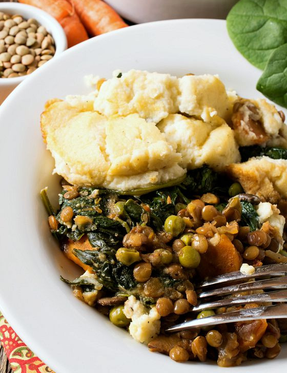 Vegetable Shepherd's Pie - A Family Feast