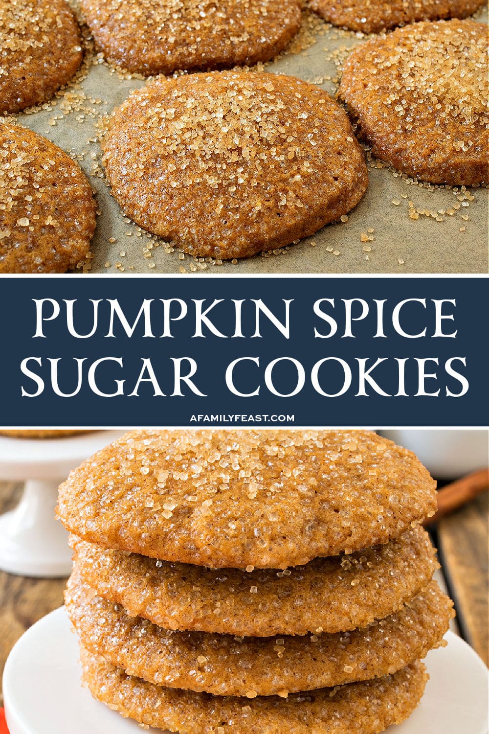 Pumpkin Spice Sugar Cookies