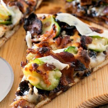 Brussels Sprouts and Bacon Pizza - A Family Feast