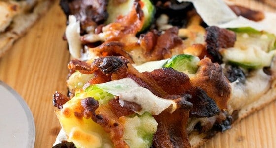 Brussels Sprouts and Bacon Pizza - A Family Feast