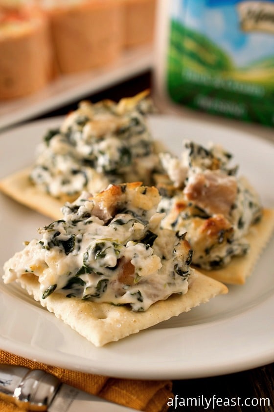 BLT Ranch Rollups & Baked Spinach and Chicken Dip (Family Night Appetizers) - A Family Feast