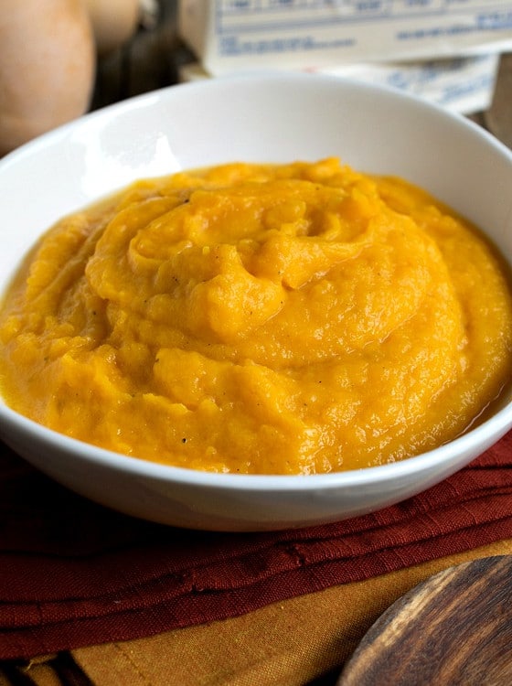 Butternut Squash Puree (Steamed) - A Family Feast