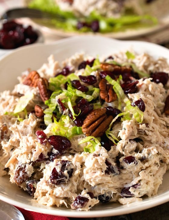 Turkey Salad with Cranberries and Toasted Pecans - A Family Feast