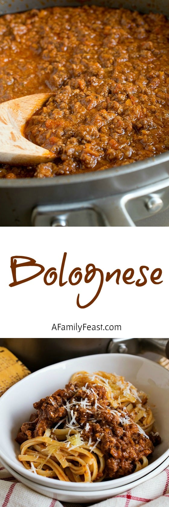 Bolognese - A classic Italian meat sauce with incredible flavor and texture.
