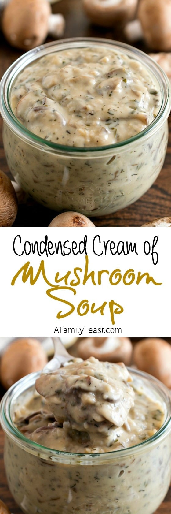 Condensed Cream of Mushroom Soup - A Family Feast