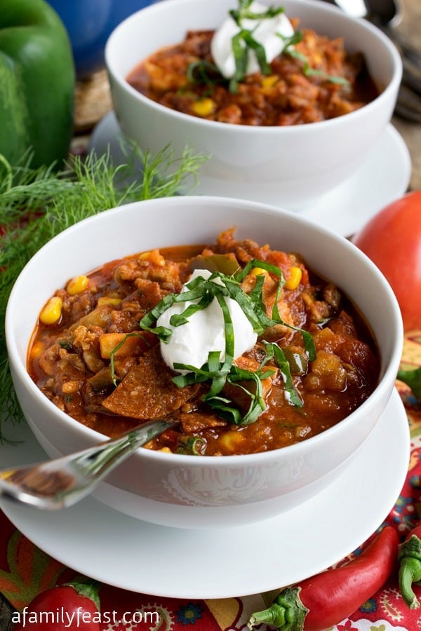 Italian Chili - A delicious reimagined twist on a classic recipe. You've got to try this fantastic chili!