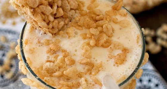Marshmallow Crisp Milkshake - A Family Feast