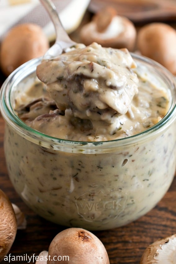 Condensed Cream of Mushroom Soup - You'll never buy the canned version once you try our homemade Condensed Cream of Mushroom Soup. Cooked from scratch is so much better than canned!