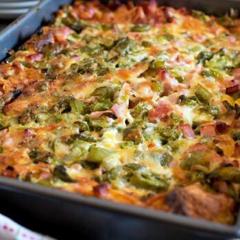 Ham and Cheese Breakfast Casserole - A Family Feast
