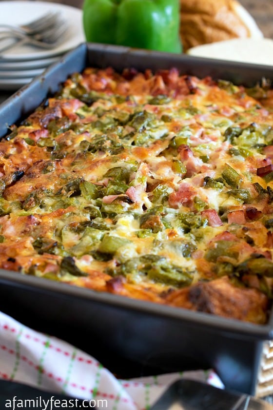 Ham and Cheese Breakfast Casserole - A Family Feast