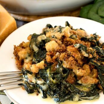 Spinach and Kale Gratin - A Family Feast