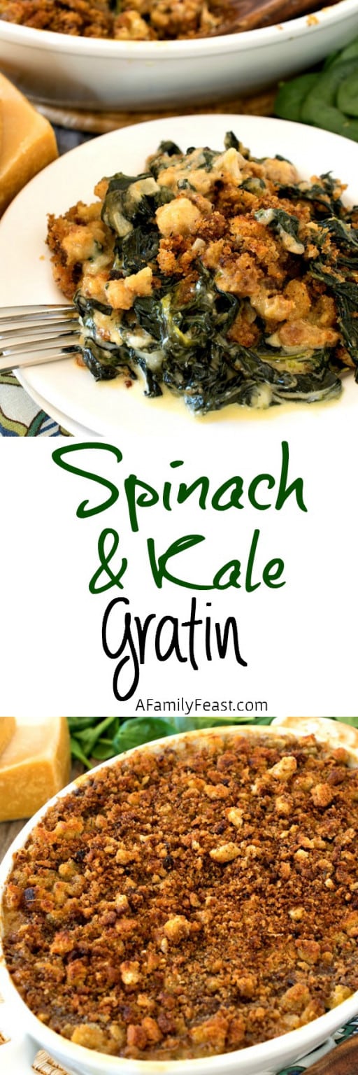 Spinach and Kale Gratin A Family Feast®