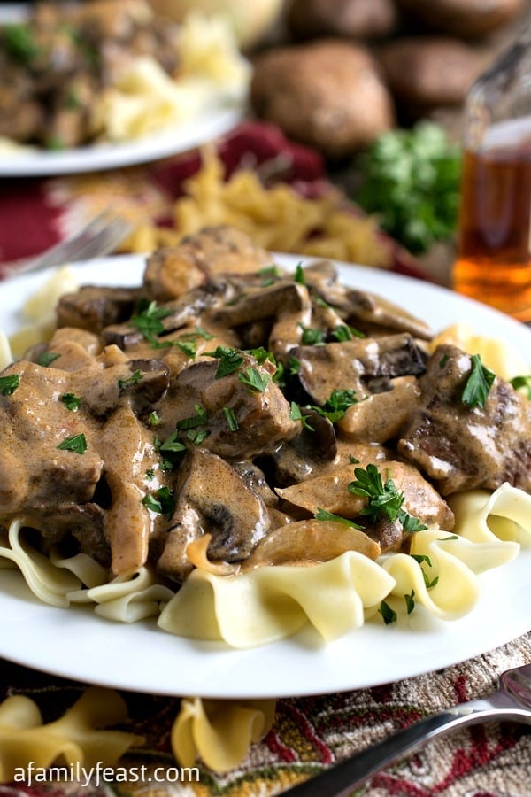 Beef Stroganoff - A Family Feast