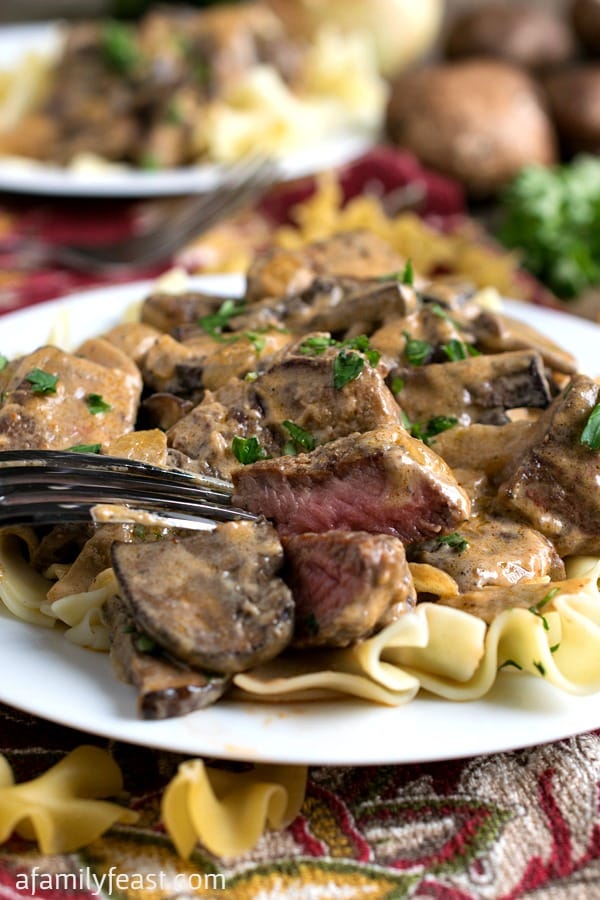 Beef Stroganoff - A Family Feast