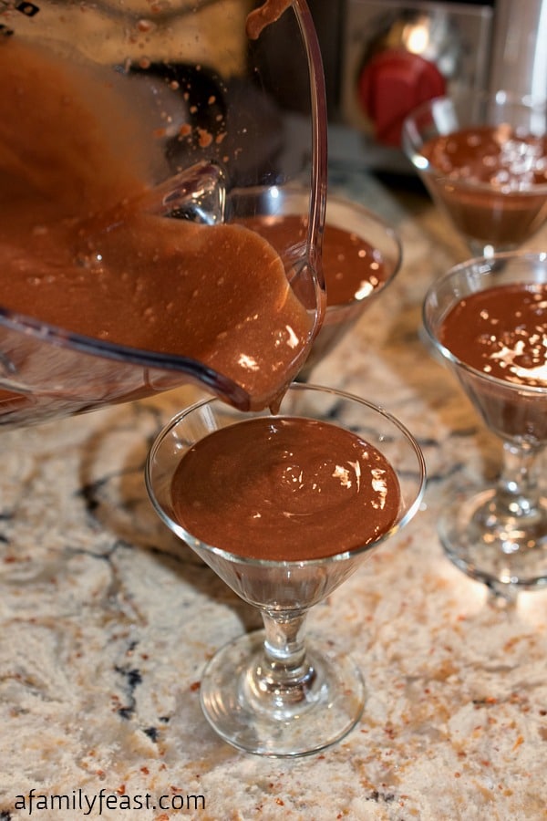 Easy Blender Chocolate Mousse - A Family Feast