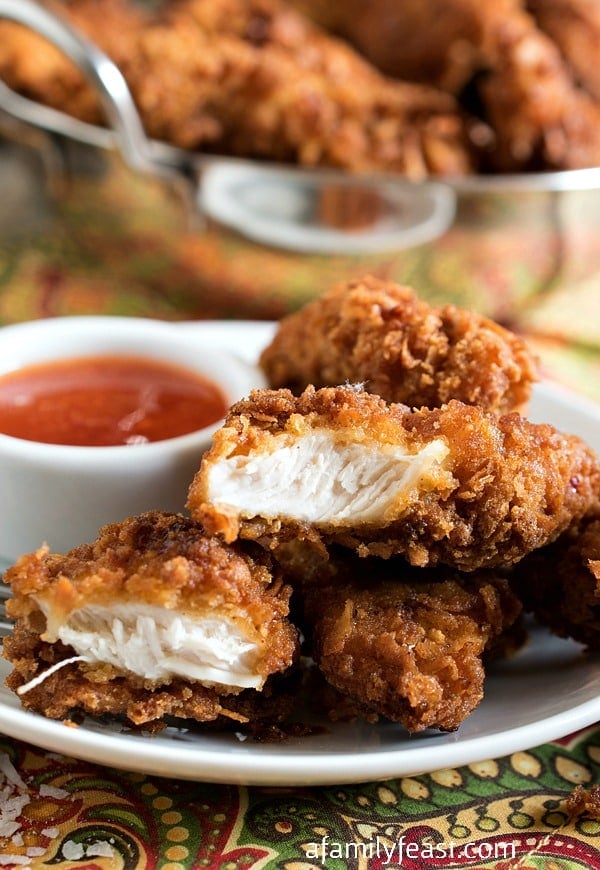 Chai Coconut Chicken Strips - A Family Feast