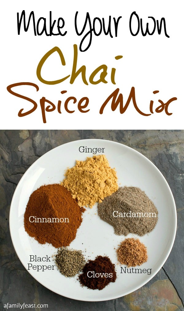 Make your own Chai Spice Mix using ingredients you likely already have in your kitchen cabinet!
