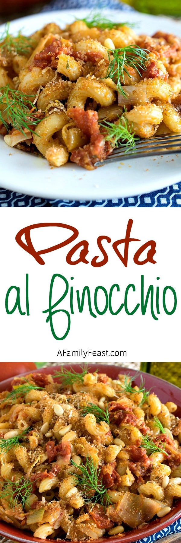 Pasta al Finocchio (Pasta with Fennel) - A simple pasta dish with fantastic flavors!