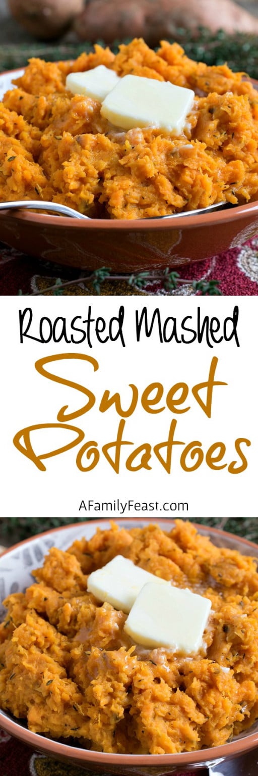 Roasted Mashed Sweet Potatoes