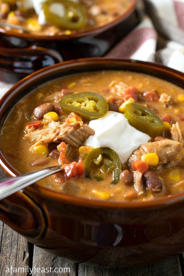 Slow Cooker Tex-Mex Chicken Stew - A Family Feast