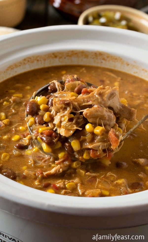 Slow Cooker Tex-Mex Chicken Stew - A Family Feast