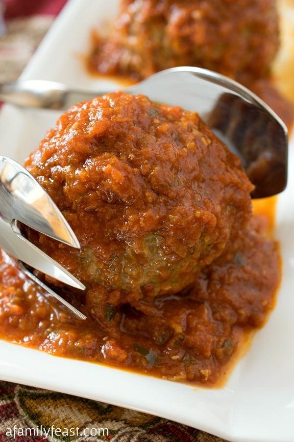 Stuffed Meatballs - A Family Feast