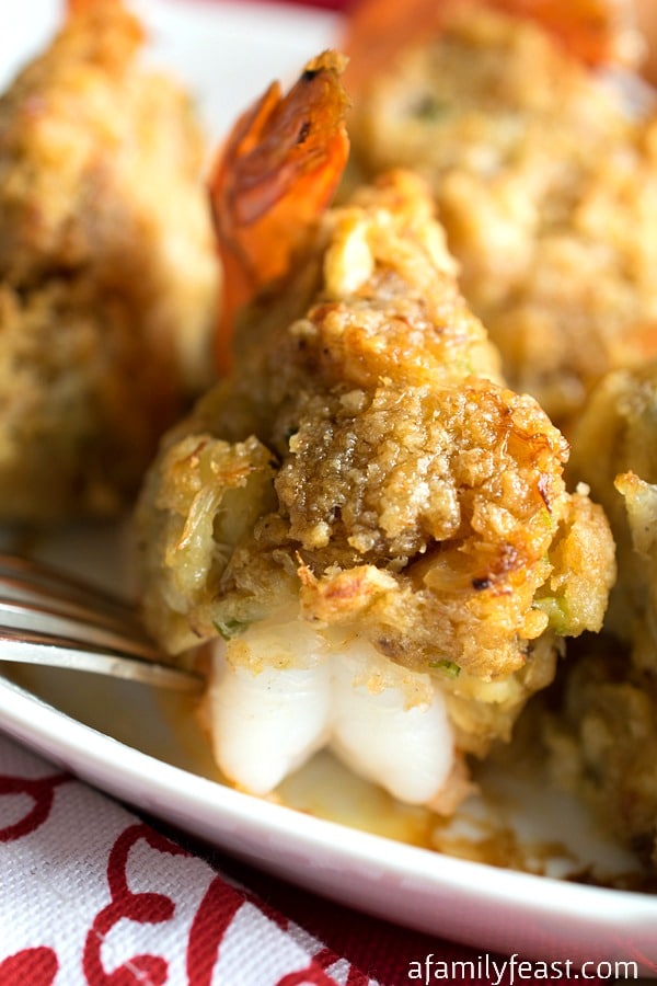 Baked Stuffed Shrimp - A Family Feast