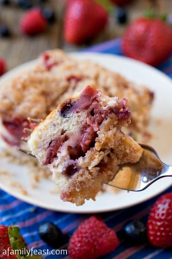 Mixed Berry Buckle - A Family Feast