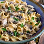 Noodles Romanoff with Mushrooms - A Family Feast