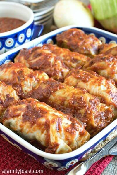 Whole30 Stuffed Cabbage - A Family Feast