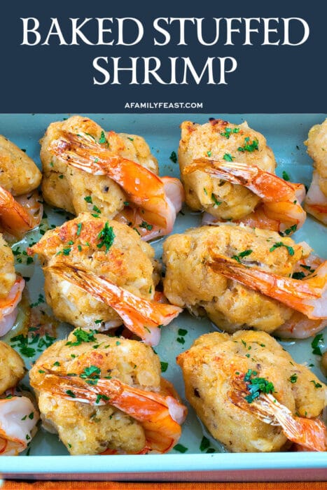 Baked Stuffed Shrimp - A Family Feast®