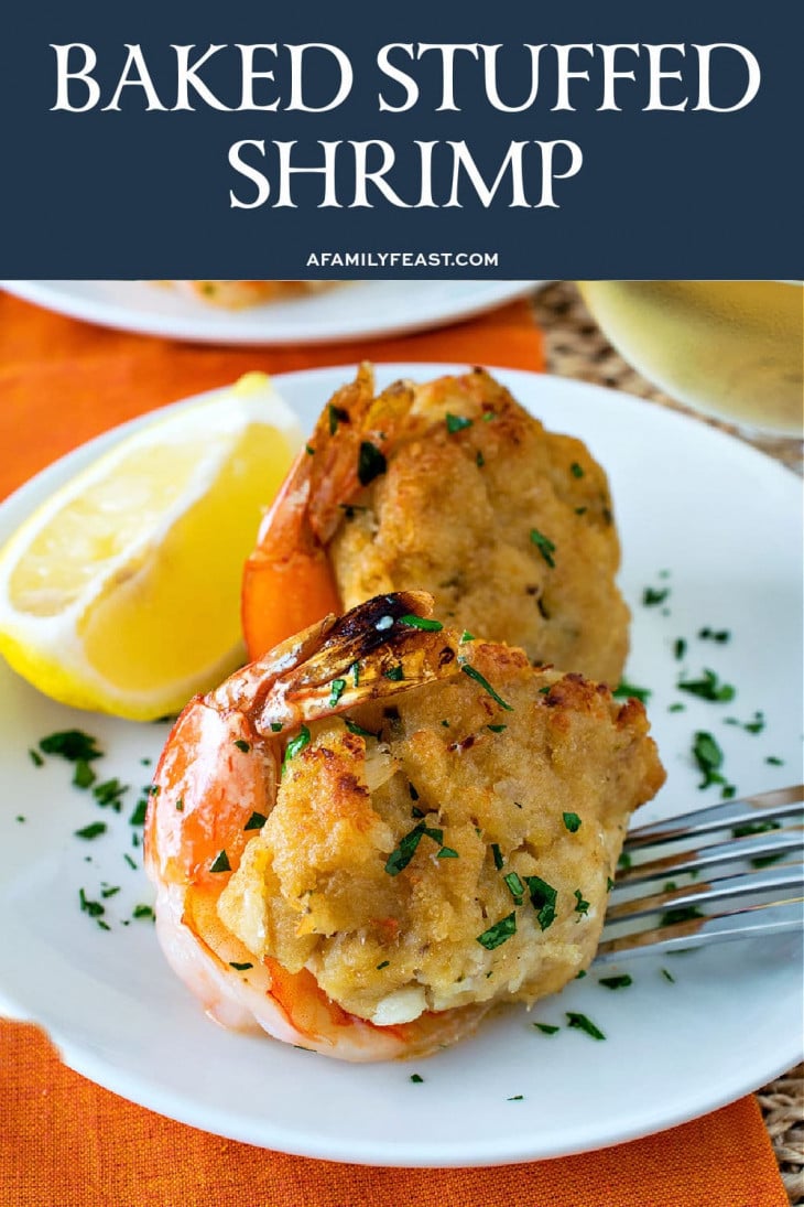 Baked Stuffed Shrimp - A Family Feast®