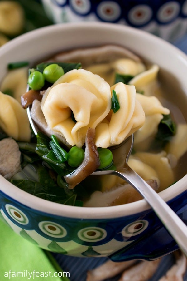 Easy Tortellini Soup - A Family Feast