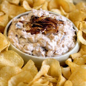 Caramelized Onion Dip - A Family Feast