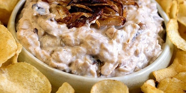 Caramelized Onion Dip - A Family Feast