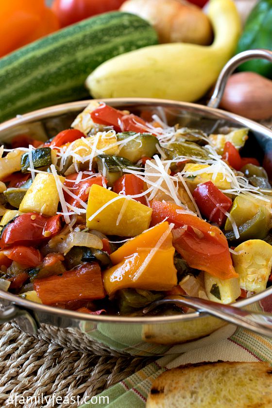 Garden Vegetable Ratatouille - A Family Feast