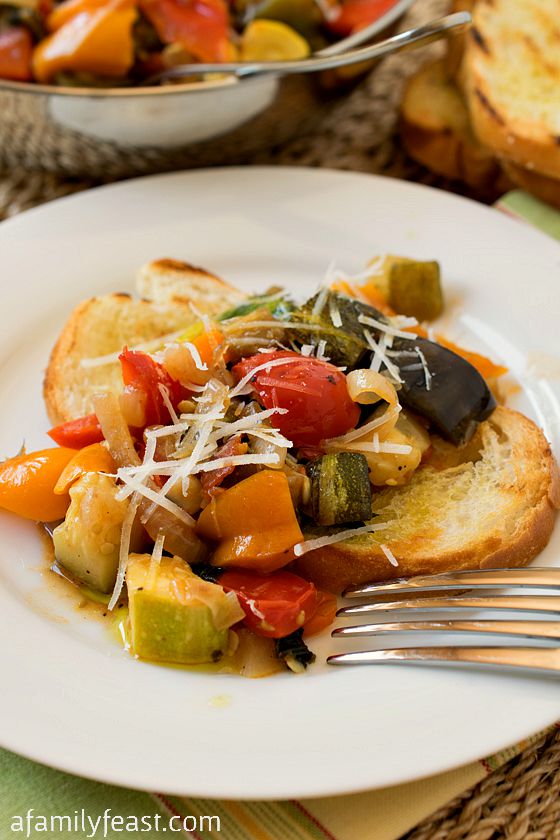 Garden Vegetable Ratatouille - A Family Feast