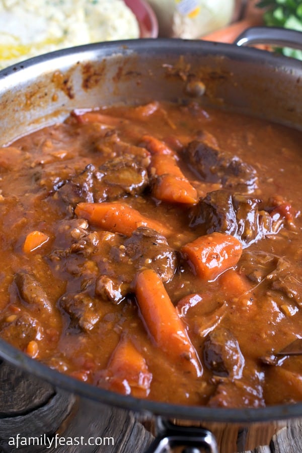 Scottiglia - A Tuscan Mixed Meat Stew cooked until fork tender and delicious! 