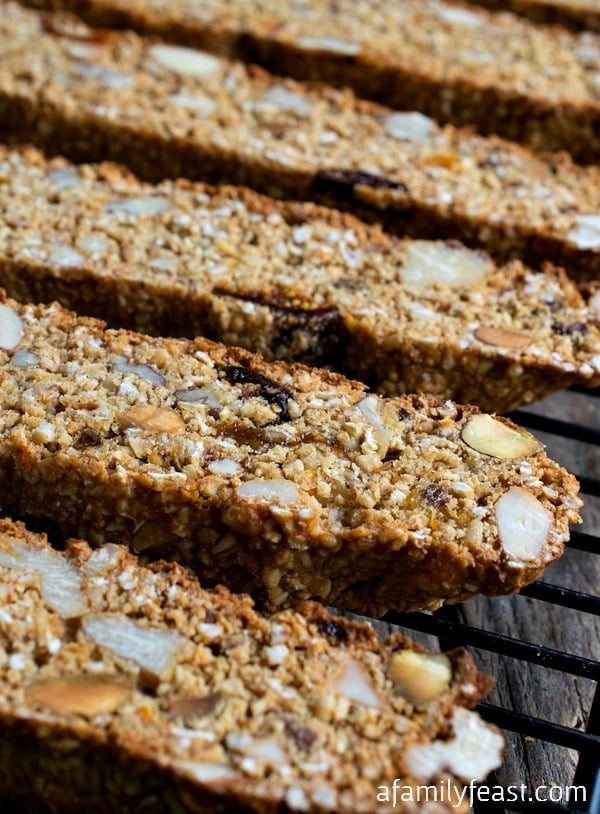 Steel Cut Oats Breakfast Biscotti - A Family Feast