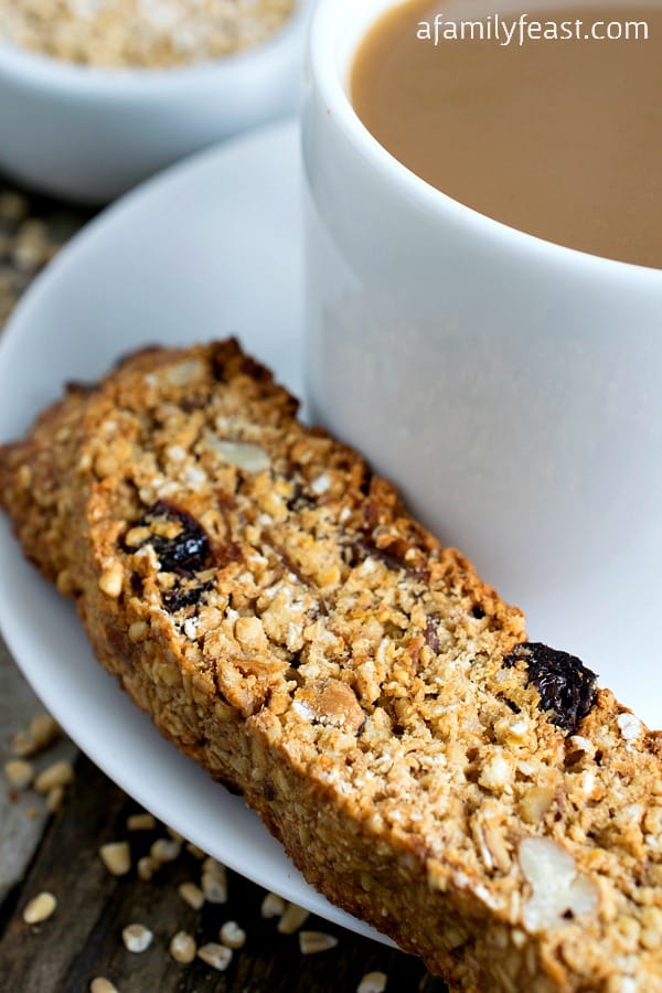 Steel Cut Oats Breakfast Biscotti - A Family Feast